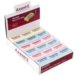 Radierer weich Axent Mellow mini 1193-A, farbassortiment