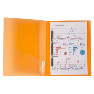 Schnellhefter mit Klemmschiene Axent 1304-25-A, A4, orange