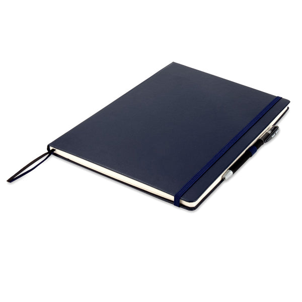 Notebook Axent Partner Grand 8203-02-A, A4, 100 sheets, squared, blue