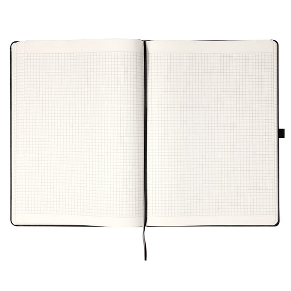 Notebook Axent Partner Grand 8203-01-A, A4, 100 sheets, squared, black