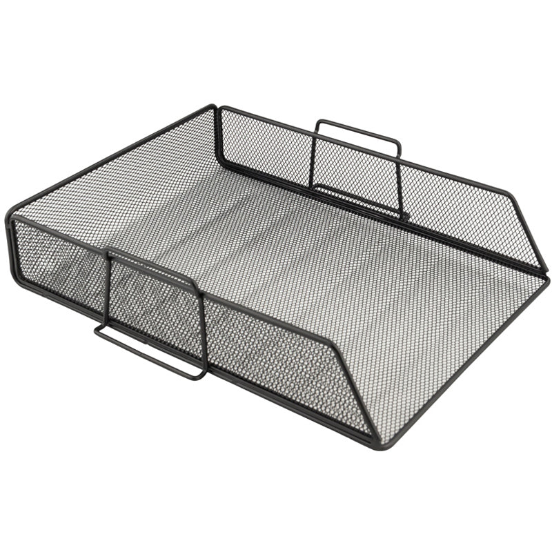 Metall Briefkorb Axent 2123-01-A, 80x280x340 mm, schwarz