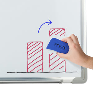 Tafelwischer magnetisch zu Whiteboard Axent Wave 9804-02-A, blau