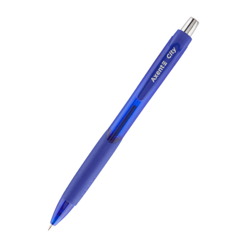 Ballpoint pen Axent City AB1082-02-A, retractable, blue - Axent ...