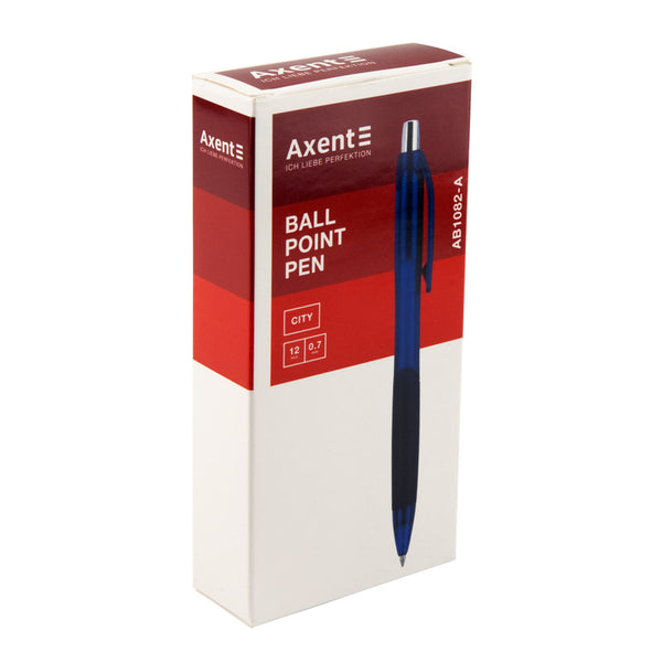 Automatik-Kugelschreiber Axent City AB1082-02-A, 0,7 mm, blau