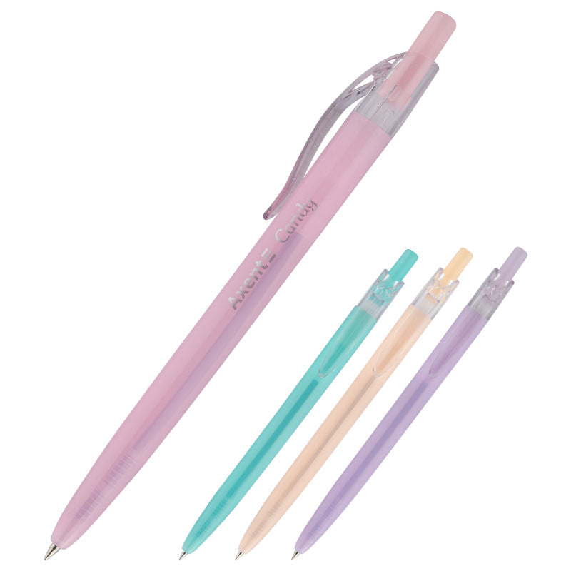 Automatik-Kugelschreiber Axent Candy AB1084-02-A, 0,5 mm, blau