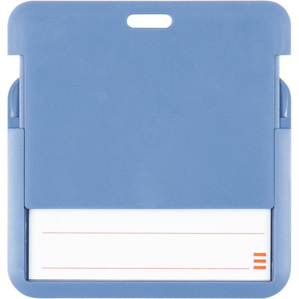 Horizontaler Badge-Slider Axent 4500H-02-A 85x54 mm, Blau