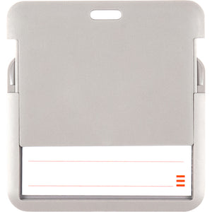 Horizontaler Badge-Slider Axent 4500H-03-A 85x54 mm, Grau