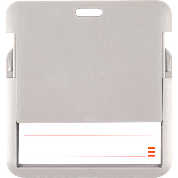 Horizontaler Badge-Slider Axent 4500H-03-A 85x54 mm, Grau