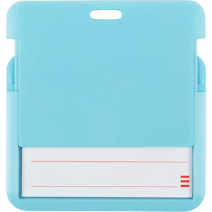 Horizontaler Badge-Slider Axent 4500H-22-A 85x54 mm, Blau