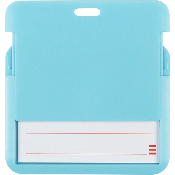 Horizontaler Badge-Slider Axent 4500H-22-A 85x54 mm, Blau