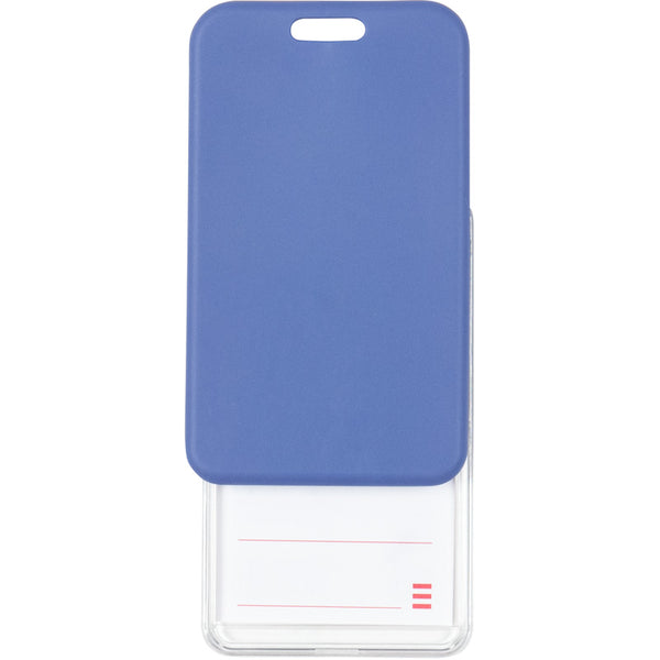 Verticaler Badge-Halter Axent 4550V-02-A 54x85 mm, blau