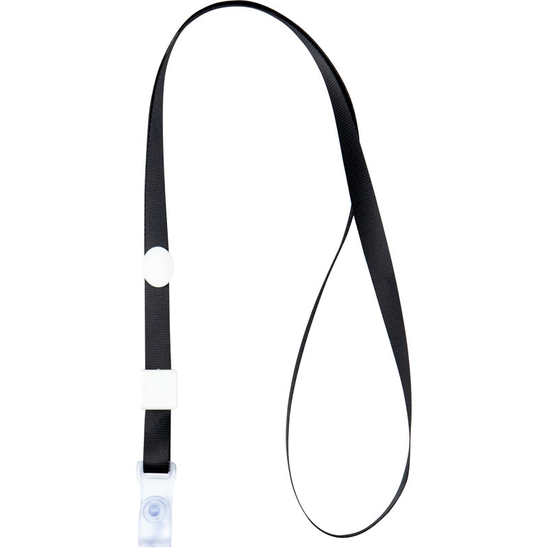 Schlüsselband mit Silikonclip Axent 4551-01-A, schwarz