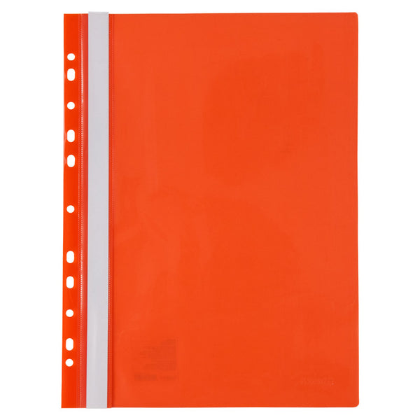 Gelochter Schnellhefter Axent 1318-24-A, A4, Rot