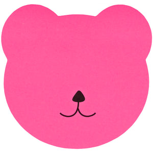 Haftnotizblock Axent Bär 2444-01-A, 70x70 mm, 50 Blätter, Rosa