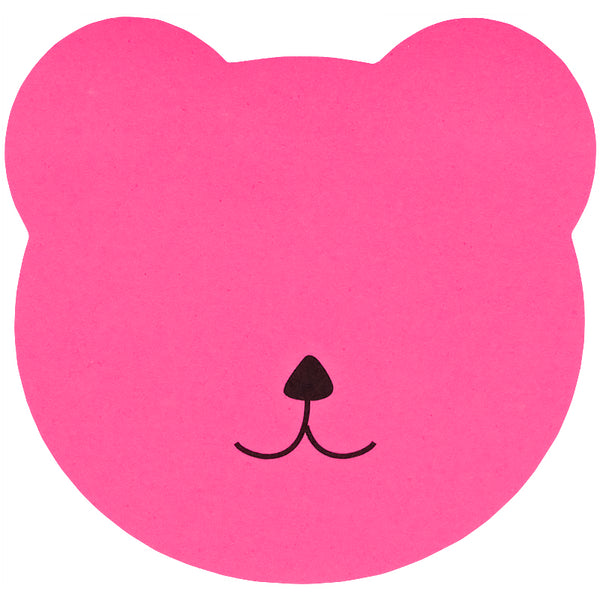 Haftnotizblock Axent Bär 2444-01-A, 70x70 mm, 50 Blätter, Rosa