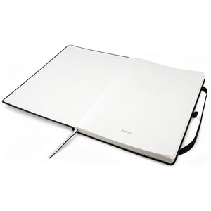 Notebook Axent Partner Grand 8303-01-A, A4, 210x295 mm, 100 sheets, dot, hard cover, black