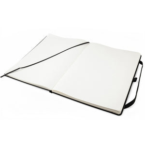 Notebook Axent Partner Grand 8303-01-A, A4, 210x295 mm, 100 sheets, dot, hard cover, black