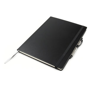 Notebook Axent Partner Grand 8303-01-A, A4, 210x295 mm, 100 sheets, dot, hard cover, black