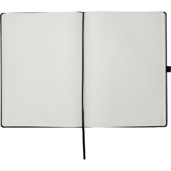 Notebook Axent Partner Grand 8303-01-A, A4, 210x295 mm, 100 sheets, dot, hard cover, black