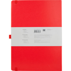 Notebook Axent Partner Grand 8303-06-A, A4, 210x295 mm, 100 sheets, dot, hard cover, red