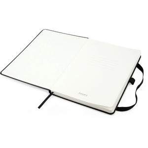 Notizbuch Axent Partner Prime 8305-01-A, A5, 145x210 mm, 96 Blätter, kariert, harter umschlag, schwarz