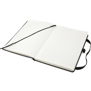 Notizbuch Axent Partner Prime 8305-01-A, A5, 145x210 mm, 96 Blätter, kariert, harter umschlag, schwarz