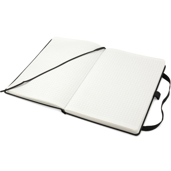 Notizbuch Axent Partner Prime 8305-01-A, A5, 145x210 mm, 96 Blätter, kariert, harter umschlag, schwarz