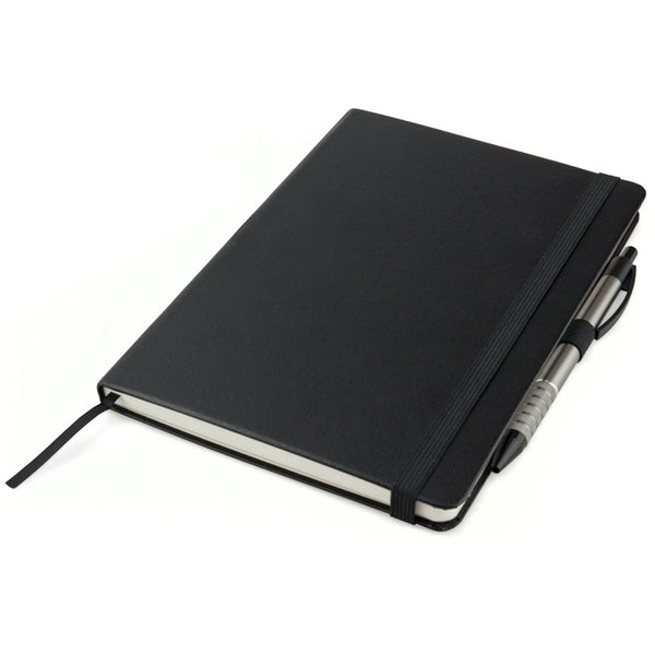 Notizbuch Axent Partner Prime 8305-01-A, A5, 145x210 mm, 96 Blätter, kariert, harter umschlag, schwarz