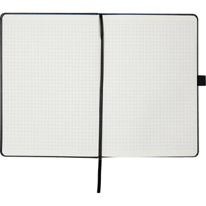 Notizbuch Axent Partner Prime 8305-01-A, A5, 145x210 mm, 96 Blätter, kariert, harter umschlag, schwarz