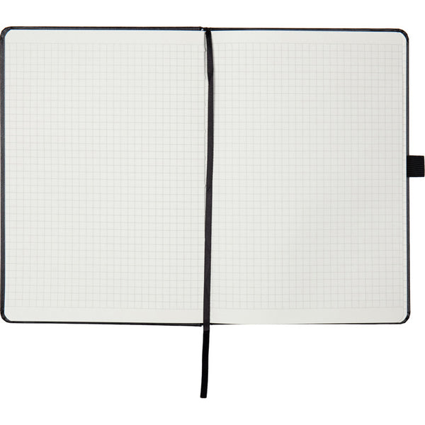 Notizbuch Axent Partner Prime 8305-01-A, A5, 145x210 mm, 96 Blätter, kariert, harter umschlag, schwarz