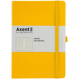 Notizbuch Axent Partner Prime 8305-08-A, A5, 145x210 mm, 96 Blätter, kariert, harter umschlag, gelb