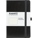 Kladde Axent Partner 8306-01-A, A5-, 125x195 mm, 96 Blätter, punkt, harter umschlag, schwarz