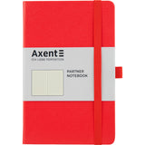 Kladde Axent Partner 8306-05-A, A5-, 125x195 mm, 96 Blätter, punkt, harter umschlag, rot