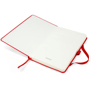 Kladde Axent Partner 8306-05-A, A5-, 125x195 mm, 96 Blätter, punkt, harter umschlag, rot