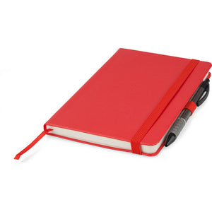 Kladde Axent Partner 8306-05-A, A5-, 125x195 mm, 96 Blätter, punkt, harter umschlag, rot
