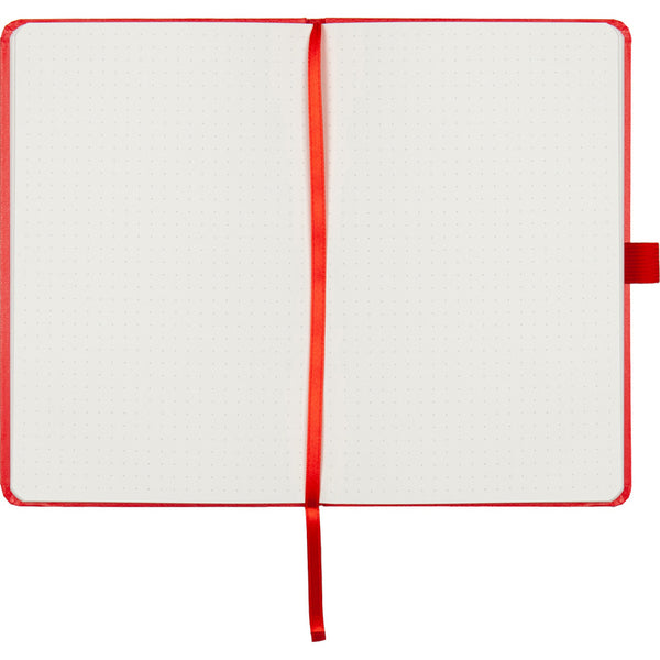 Kladde Axent Partner 8306-05-A, A5-, 125x195 mm, 96 Blätter, punkt, harter umschlag, rot