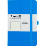 Kladde Axent Partner 8306-07-A, A5-, 125x195 mm, 96 Blätter, punkt, harter umschlag, blau