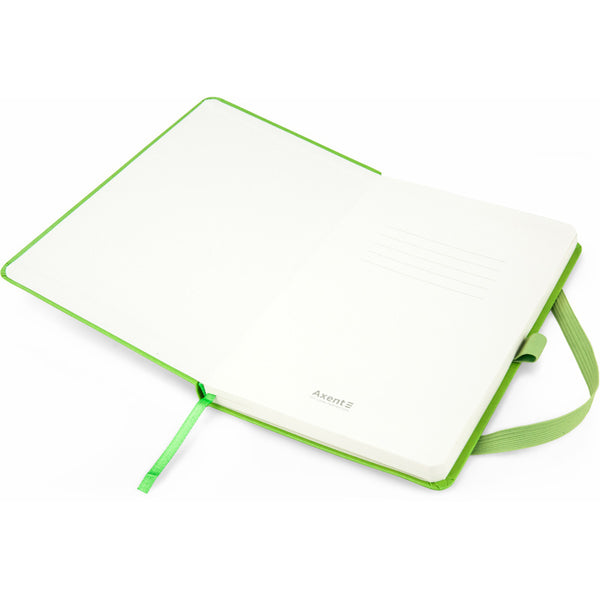 Kladde Axent Partner 8306-09-A, A5-, 125x195 mm, 96 Blätter, punkt, harter umschlag, grün