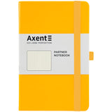 Kladde Axent Partner 8306-08-A, A5-, 125x195 mm, 96 Blätter, punkt, harter umschlag, gelb