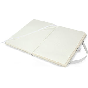 Notizbuch Axent Partner 8306-21-A, A5-, 125x195 mm, 96 Blatt, gepunktet, harter umschlag, weiß