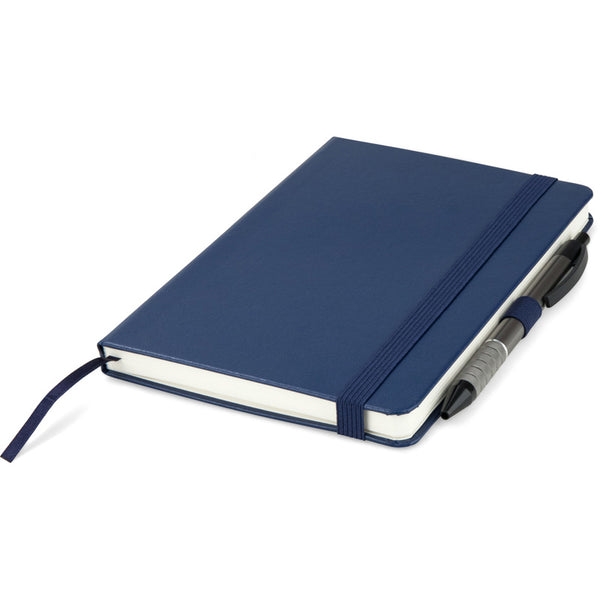 Notizbuch Axent Partner 8307-02-A, A5-, 125x195 mm, 96 Blatt, unliniert, harter umschlag, dunkelblau
