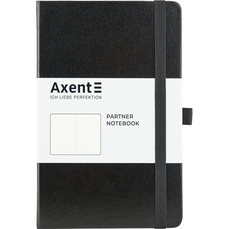 Notebook Axent Partner 8307-01-A, 125*195, 96 sheets, blank, black