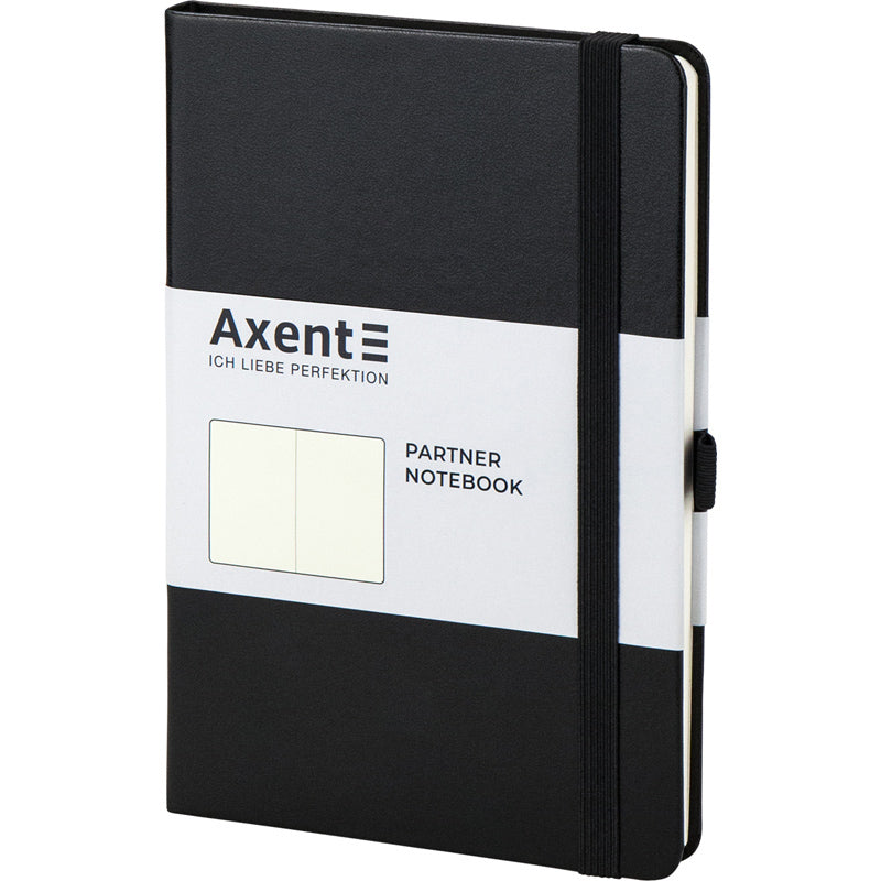 Notebook Axent Partner 8307-01-A, 125*195, 96 sheets, blank, black