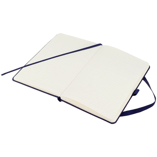 Notizbuch Axent Partner 8308-02-A, A5-, 125x195 mm, 96 Blätter, Linie, harter umschlag, dunkelblau