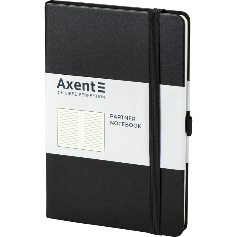 Notebook Axent Partner 8308-01-A, 125*195, 96 sheets, ruled, black