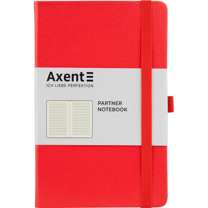 Notebook Axent Partner 8308-05-A, 125*195, 96 sheets, ruled, red