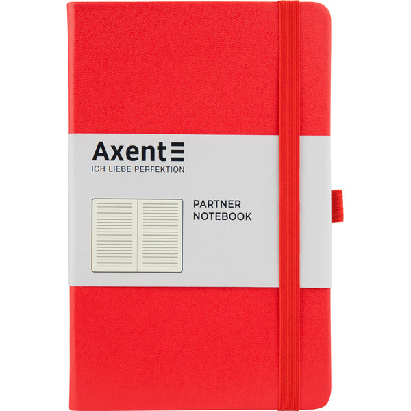 Notebook Axent Partner 8308-05-A, 125*195, 96 sheets, ruled, red