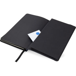 Notizbuch Axent Partner Soft 8310-14-A, A5-, 125x195 mm, 96 Blätter, punktiert, flexibler Einband, silberblau