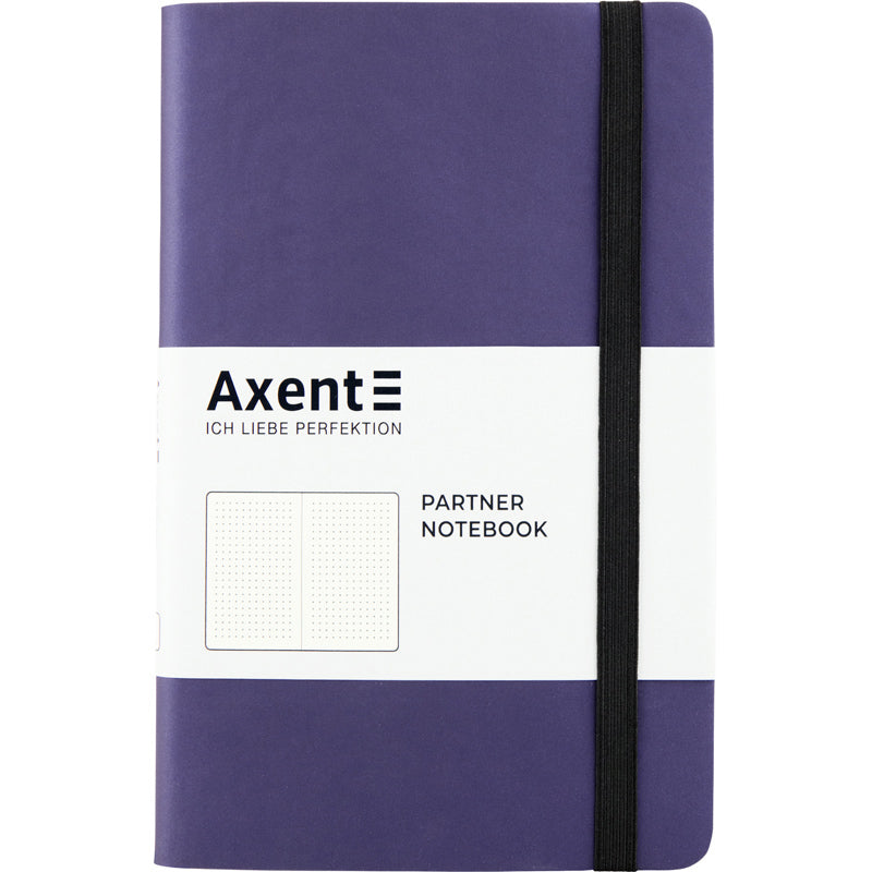 Notebook Axent Partner Soft 8310-38-A, 125*195 mm, 96 sheets, dotted, navy