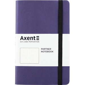 Notizbuch Axent Partner Soft 8310-38-A, A5-, 125x195 mm, 96 Blätter, punktiert, flexibler Einband, blau